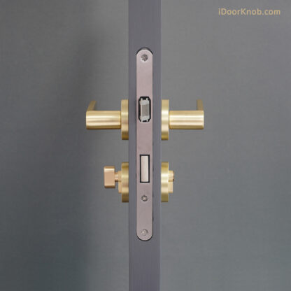 มือจับกก้านโยกประตู สีทอง Brushed Gold ระบบมอร์ทิสล็อค เกรดพรีเมี่ยม รุ่น AX26 - Image 6